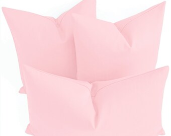 Pink throw pillow